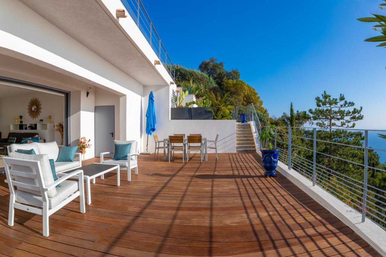 Vistazur Luxueux Appartement Avec Terrasse Et Piscine Le Le Rayol-Canadel-sur-Mer Exterior foto